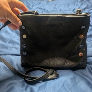 Hammitt Black Duke Leather Crossbody Bag